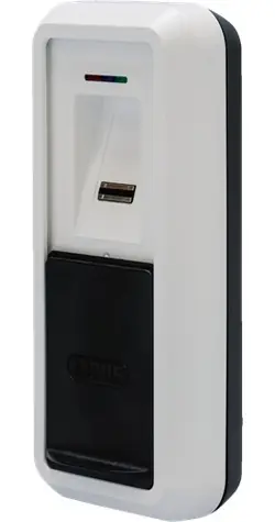 ABUS HomeTec Pro CFS3100 biela / Čítačka odtlačkov prstov / Bluetooth / pre dvere