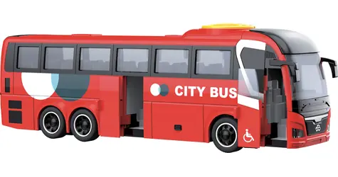 SPARKYS Autobus CITY SERVICE CAR červená / 1:16 / plast