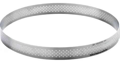 De Buyer 3099.09 / Forma na tarty / Perforovaná / Nerez / O 24,5 cm