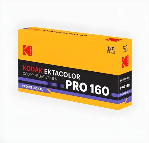 Kodak Ektacolor Pro 160 120 5ks / Farebný negatívny film / ISO 160