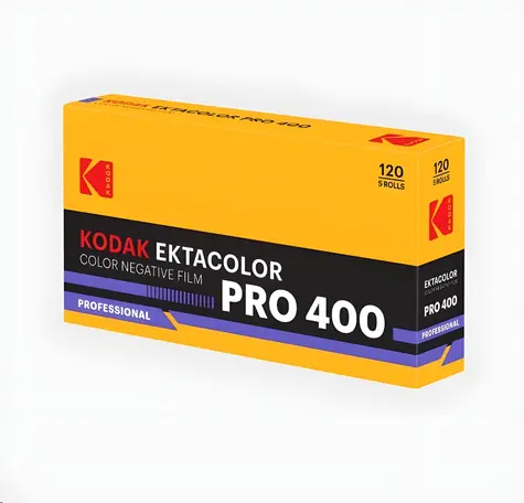 Kodak Ektacolor Pro 400 120 5ks / Farebný negatívny film / ISO 400