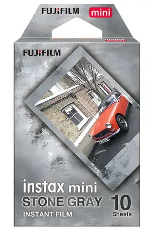Fujifilm Instax Mini Stone Grey / Instantný film / lesklý papier / ISO 800 / 10 ks