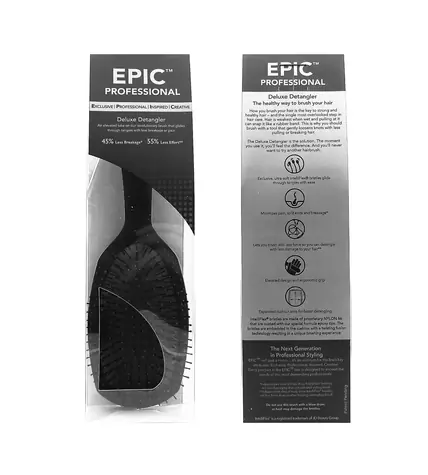 Wet Brush EPIC Deluxe Detangler Kefa na vlasy Black