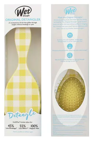 Wet Brush Original Detangler Coastal Charm Kefa na vlasy Golden Gingham
