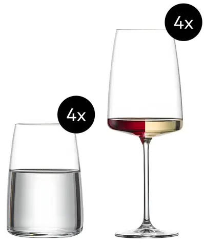 Zwiesel Glas Vivid Senses Limited Edition / Sada pohárov / 8 ks / Tritan krištáľové sklo