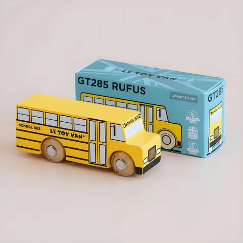Le Toy Van Drevený školský autobus Rufus / od 2 rokov
