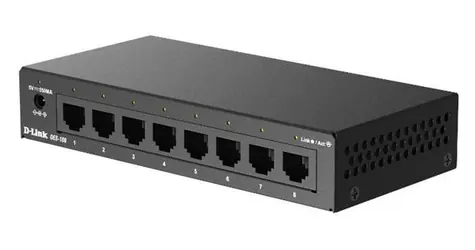D-Link DES-108/V / Switch / 5 portov / 10/100 Mbps / Unmanaged / Desktop