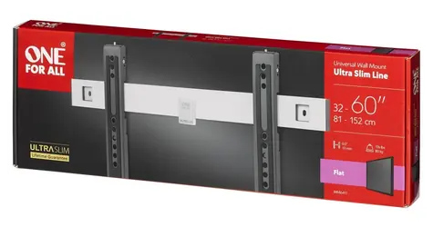 One For All Ultraslim Flat / Držiak TV na stenu / do 60" / plochý