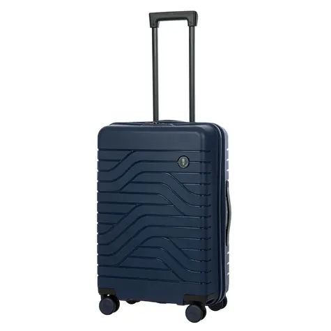 Bric's Ulisse modrá / Kufor / Spinner / Rozšíriteľný / 65 cm
