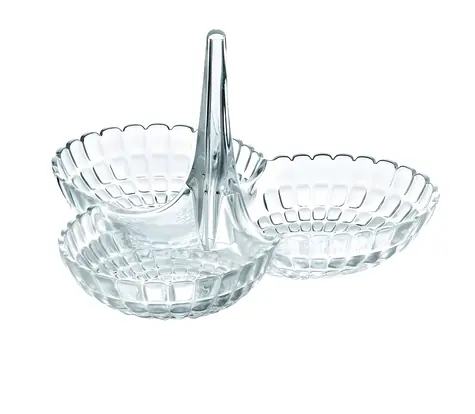 Guzzini Tiffany stojan transparentný / Servírovací stojan / 25x23,5x15,5 cm / akrylát