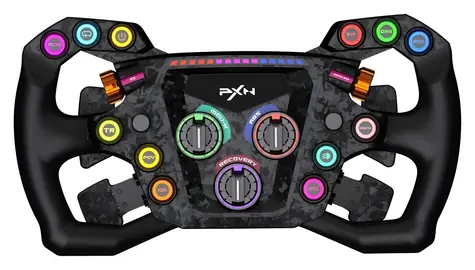 PXN GT ONE / Herný volant / 300 mm / Karbón / USB / RGB / Quick Release