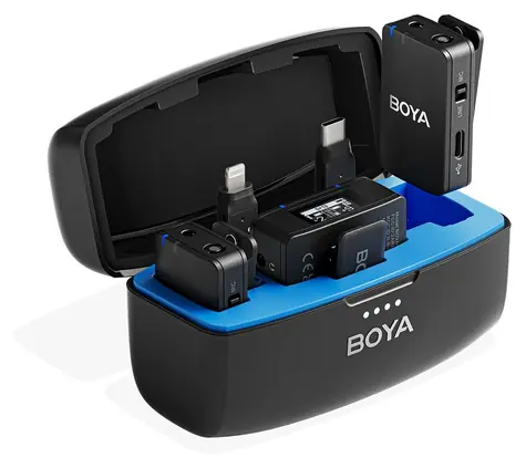 Boya BOYAMIC 2-02 2TX+3RX / Bezdrôtový mikrofónny systém / 2x vysielač / 3x prijímač