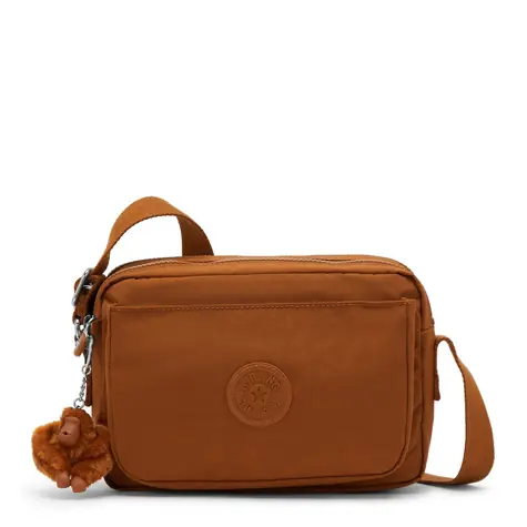 Kipling ABANU M Stylish Mokka / Taška cez rameno / 24 × 17 × 9 cm / 4 l / Polyamid