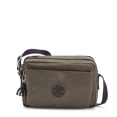 Kipling ABANU M Green Moss / Taška cez rameno / Polyamid / Vodoodpudivá úprava