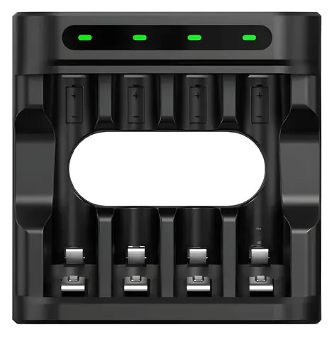 XTA Nabíjačka batérií AA/AAA / Nabíjačka / Li- ION, NiMH / 4 sloty / USB-C