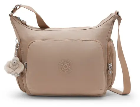 Kipling GABB Tan Beige / Kabelka / Crossbody / Polyamid / Nastaviteľný popruh