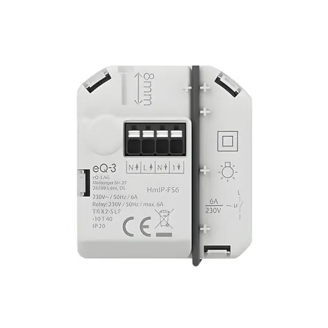 Homematic IP Spínací akčný člen 6A / Spínací akčný člen / Zápustná montáž