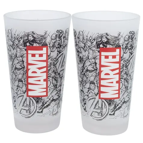 Stor Set pohárov MARVEL / Poháre / 2 ks / 480 ml / nevhodné do umývačky