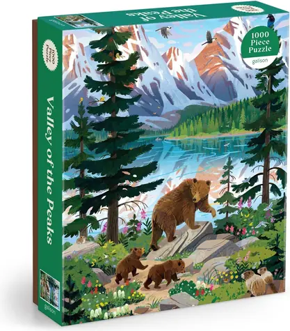 Galison Puzzle Údolie hôr / 1000 dielikov / 50,8 x 68,6 cm