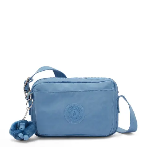 Kipling ABANU Vintage Blue / Kabelka / Polyamid / Nastaviteľný popruh / 4 vrecká na zips