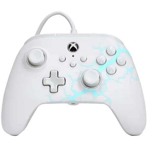 PowerA Advantage biela / Káblový ovládač / Xbox Series X/S, Xbox One, PC / kábel 3 m
