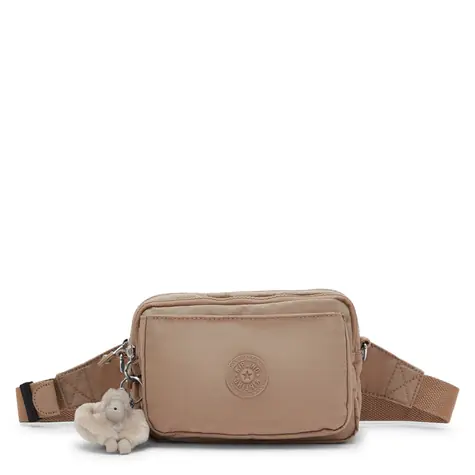 Kipling ABANU MULTI Tan Beige / Kabelka / 2v1 crossbody a oblička / polyamid