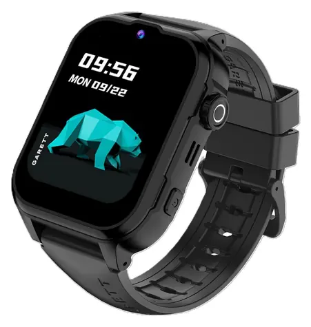 Garett Kids Hero Pro 4G čierna / Detské hodinky / 1,85 "/ krokomer & SOS tlačidlo / SIM / GPS / Wi-Fi / IP67