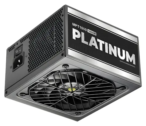 Mars Gaming MPT1000 čierna / Zdroj ATX / 1000 W / 80 PLUS Platinum / 24-pin ATX