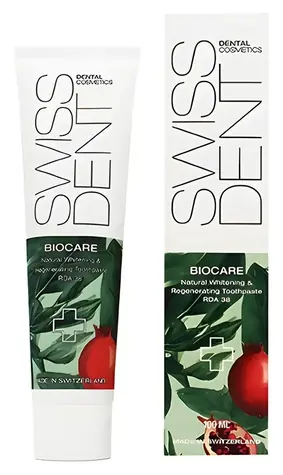 Swissdent Biocare Regeneračná a zosvetľujúca zubná pasta 100 ml