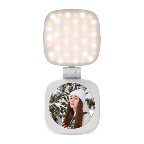 Neewer NL48B / Selfie lampa / CRI 95 / 2700-5600K / magnetické uchytenie / USB-C