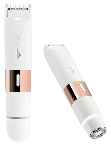 ETA Fenité 4346 90000 / Zastrihávač chĺpkov 2v1 / Frézkový nadstavec na tvár / USB-C / výdrž 90 min
