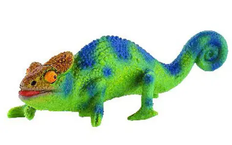 BULLYLAND 68498 Figúrka Chameleon / Plast / 10,6 cm