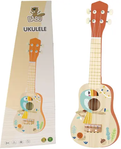 SPARKYS BABU Drevené ukulele / od 3 rokov
