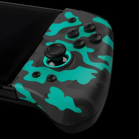Funlab Luminpad Camouflage Black / Bezdrôtový ovládač / Nintendo Switch, Switch OLED / Gripcon / ergonomický úchop