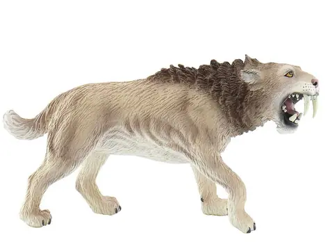 BULLYLAND Figúrka Šabľozubý tiger / Dinosaurus / Plast / od 3 rokov