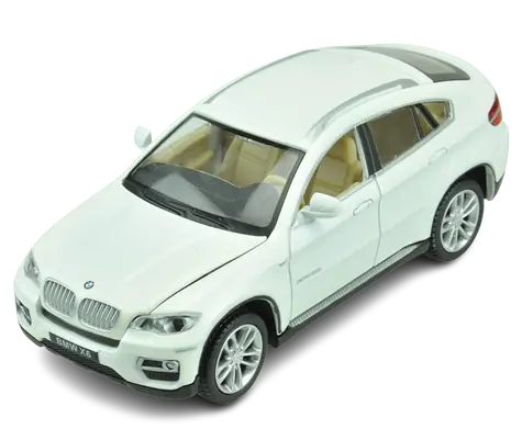SPARKYS Kovový model BMW X6 / 1:32 / zvuk a svetlo / otváracie dvere / od 3 rokov