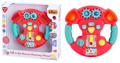 PLAYGO Hasičský volant / Zvuky a svetlá / od 1 roka