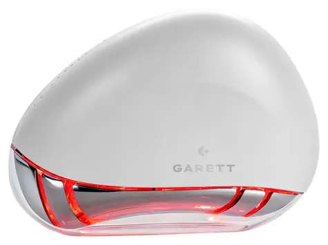 Garett Beauty Glow Stone biela / Prístroj pre starostlivosť o pleť / EMS / LED terapia / vyhrievanie