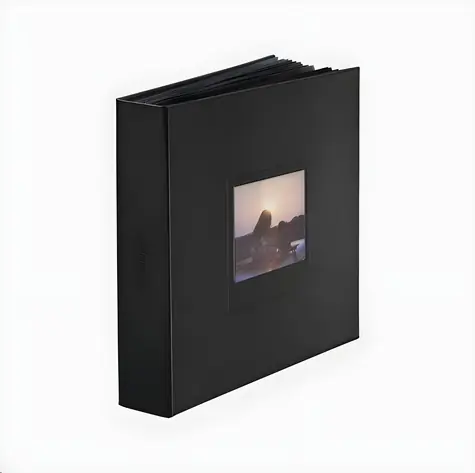 Polaroid Photo Album Large čierna / Fotoalbum / 160 fotografií / i-Type, 600, SX-70