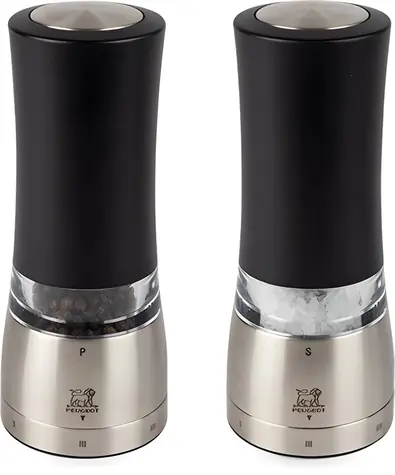 Peugeot Daman Z Electric Duo čierna / Sada elektrických mlynčekov na korenie / uSelect / 16 cm