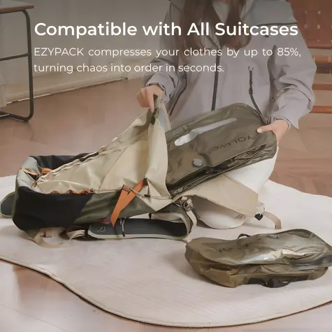 Flextail EzyPack zelená / Vákuové vrecko / veľkosť M