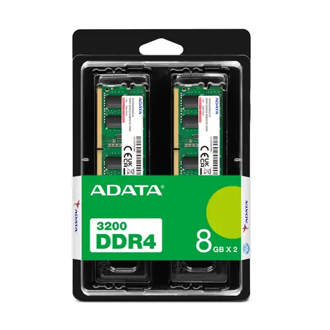 ADATA 16GB (2x 8GB) 3200MHz / DDR4 / SO-DIMM / 3200MHz / CL22 / 1,2V