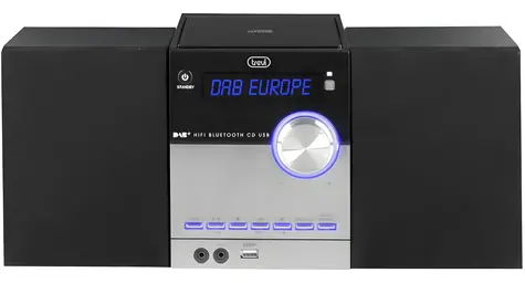Trevi HCX 10D8 čierna / Mikrosystém / CD/MP3 / DAB+ / FM / Bluetooth