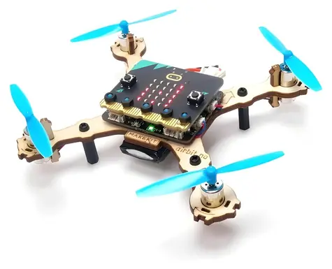MAKEKIT Stavebnica dronu Air:bit 2 / STEAM sada / pre BBC micro:bit / bez dosky micro:bit