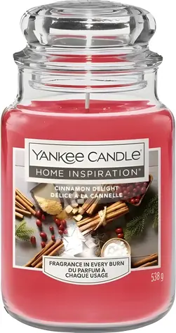 Yankee Candle Home Inspiration Cinnamon Delight / Vonná sviečka / 538 g