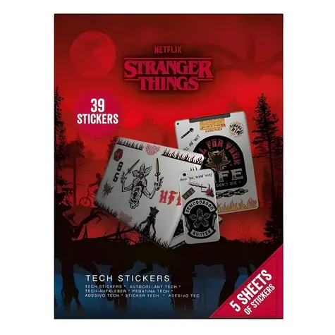 PYRAMÍD Samolepky Stranger Things 4 / Technické samolepky / Odporúčaný vek 3+