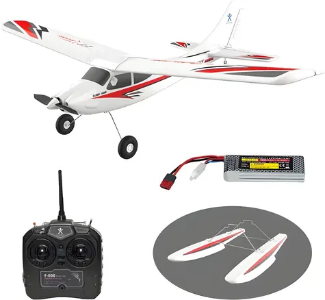 PLAYSTEM RC hydroplán Global Hawk červená / Rozpätie 122 cm / Dĺžka 91,5 cm / 2,4 GHz / LiPo batéria 1800 mAh / 14+