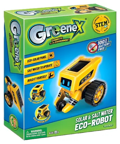 ATOYS Stavebnica GREENEX Solar & Salt Water Robot / Solárna a slaná voda / Bez batérií / od 8 rokov