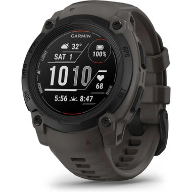 Garmin Instinct E 40mm čierna s charcoal pásikom / múdre hodinky / GPS / BT / meranie dennej aktivity / 10 ATM