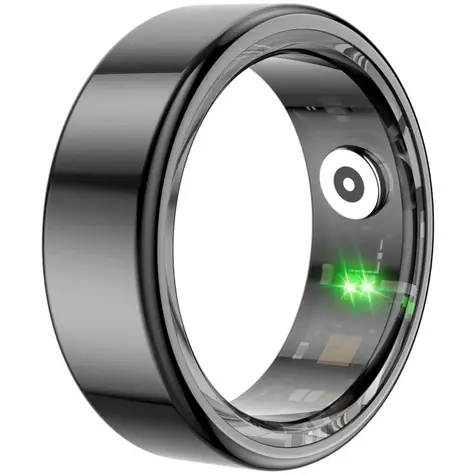 CARNEO SMART Ring (veľ. 13) čierna / Šikovný prsteň / BT 5.0 / IP68